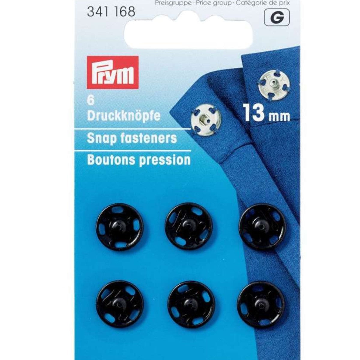 Neppari ommeltava musta Prym, useita vaihtoehtoja