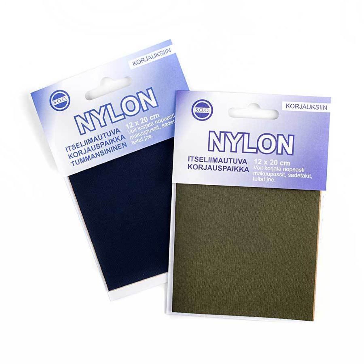 Korjauspaikka itseliimautuva nylon, useita vaihtoehtoja