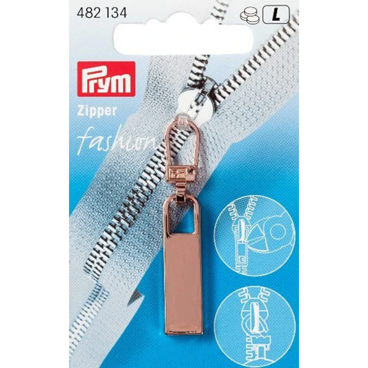 Muotivedin, vetoketjunvedin ruusukulta Prym